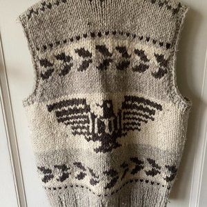 Authentic Vintage Cowichan Sweater Vest